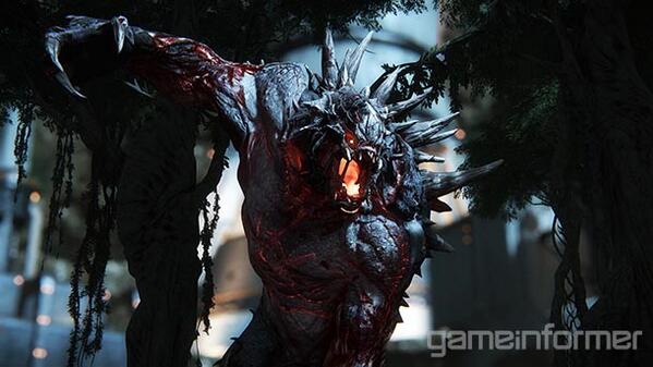 gameinformer's tweet image. Evolve Interactive Trailer Lets You Switch Between Multiple Perspectives - bit.ly/1ftADfo