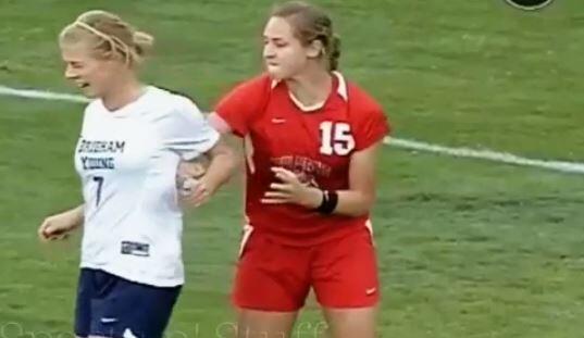 ballsdotie's tweet photo. Vine: Is This Angriest Female Footballer In The World? http://t.co/9Z9Wgu7T2m http://t.co/M1fCTmIO50