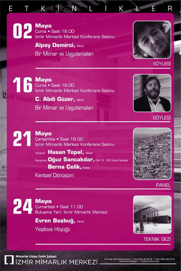 İZMİRMİMARLIKMERKEZİ (@zmrmmrlkmrkz) on Twitter photo 