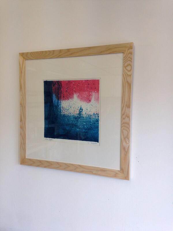 Just finished framing a gorgeous Denise Duplock print #framing #art #contemporaryart #rossonwye #newbusiness