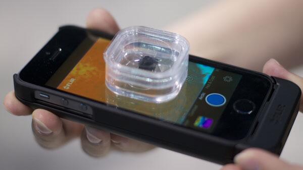 ColinBodbyl's tweet image. Finally had a chance to play with a @FLIR_ONE at #ISCW14 Here&apos;s what I thought bit.ly/1jVyXhq cc: @SeeAtNight