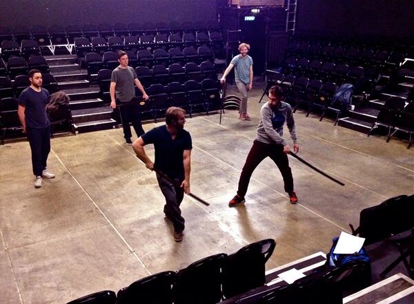 Fight rehearsals have officially started… #EnduringSong #nobodyhurtyet #letskeepitthatway