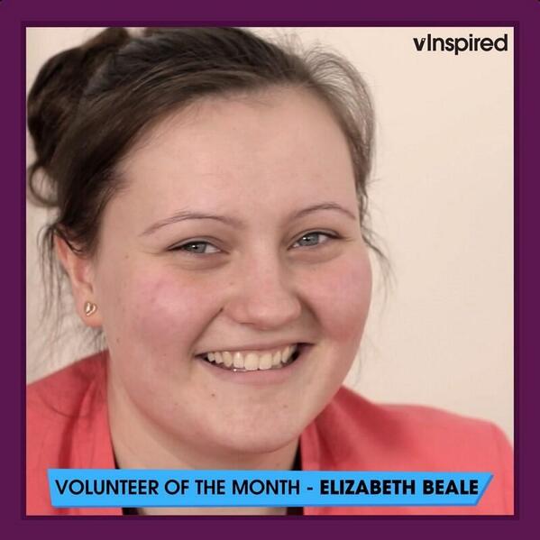 Could YOU be our Volunteer of the Month for May? Meet last month's winner, Elizabeth Beale : bit.ly/1f6z1Oi