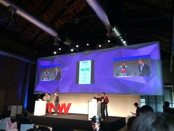 re2005's tweet image. We made it!!! @re2005: #TNW2014 #hackbattle #kingsofcode