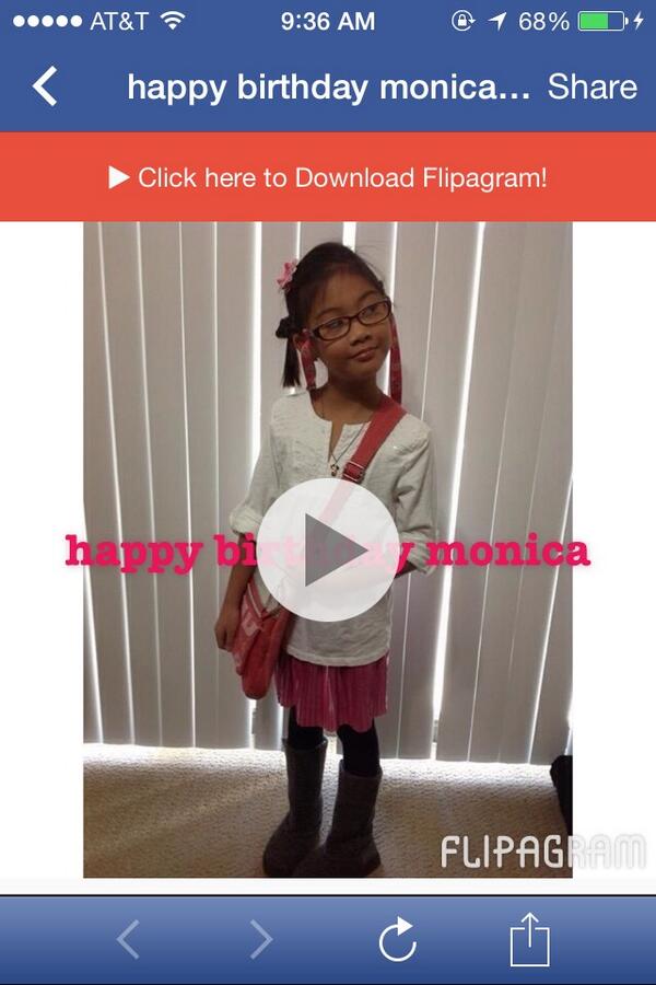 mairedtag's tweet photo. thank you #flipagram for making me a cool mom on my daughter's 9th bday http://t.co/0NsrHT4QtJ http://t.co/8ZGxK17xK8