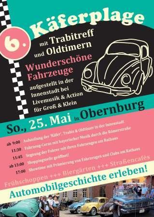 6. Käferplage in Obernburg ... 
Käfertreffen mit Trabis und anderen Oldtimern. Kommen, Sehen, Staunen ..