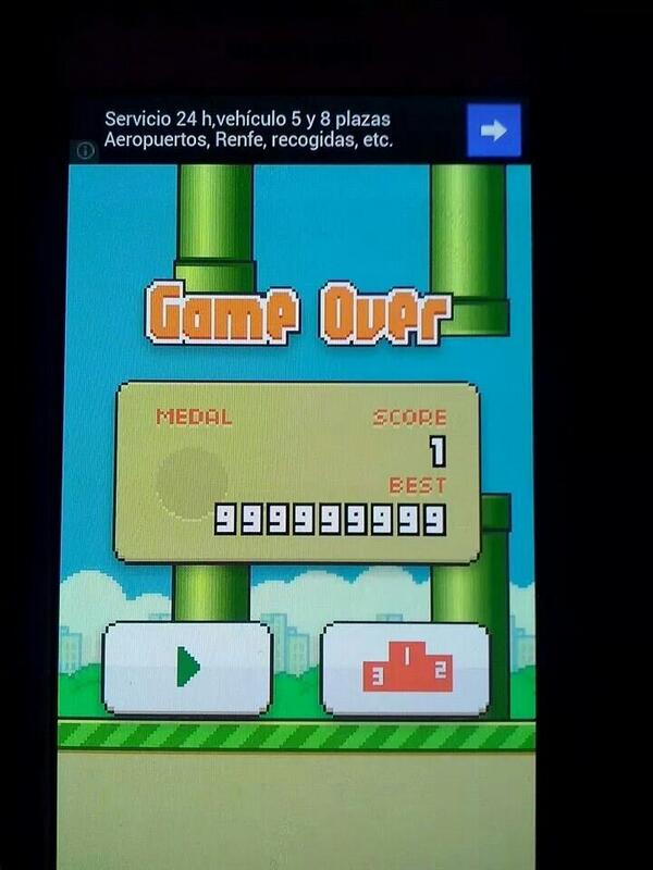doctohkien's tweet photo. Mi record es digno de mordor #flappybird #flappybirdhighscore
@ThousCarapollen http://t.co/39oQyadi1G