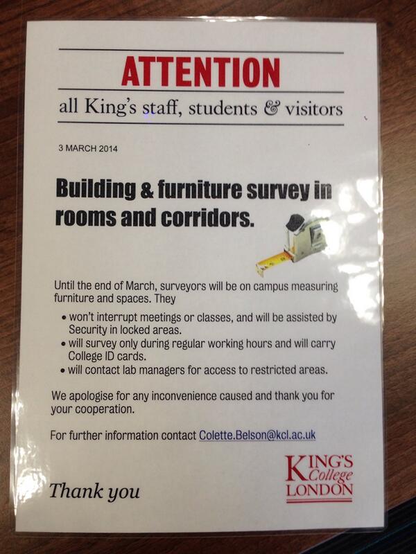 Please ask O&amp;G to remove all these notices from across the campus.