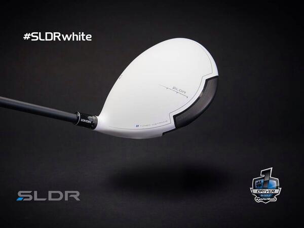 TaylorMadeTour's tweet photo. How do you improve on the #1 Driver on Tour? Offer it in two colours. Introducing the SLDR White. #SLDRwhite http://t.co/7Xclmd1P4f