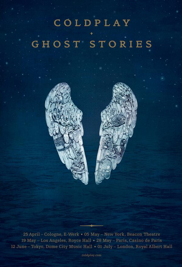 #GhostStories shows announced for Cologne, NYC, LA, Paris, Tokyo & London. Ticket info at cldp.ly/GSshows. A