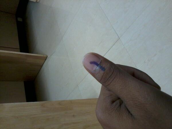 Nirmal_R_Kr's tweet image. hamne bhi vote dala #LSElection