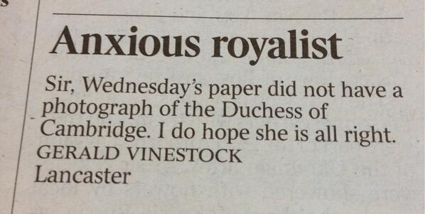 montie's tweet image. Writers to @timesletters have a great sense of humour