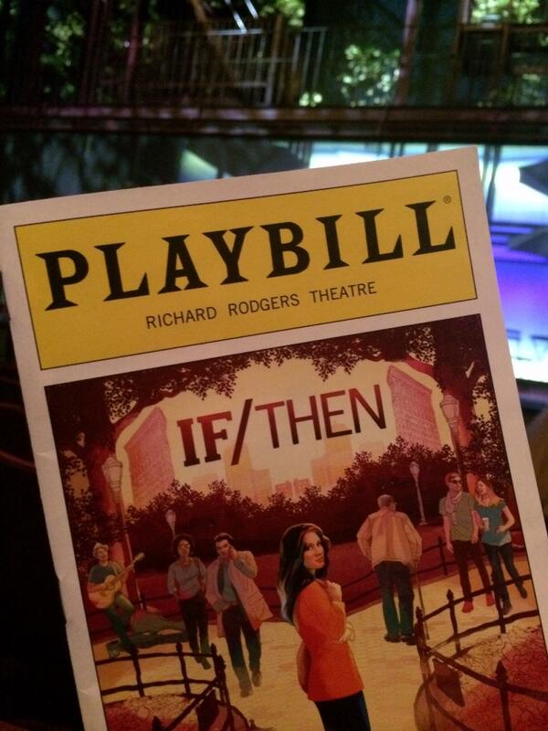 GuideToBroadway's tweet photo. @IfThenMusical was a beautiful, modern NYC-based story. Everyone must see! http://t.co/OsQGMZn13i