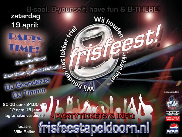 frisfeest's tweet image. Over 2 dagen is @frisfeest Apeldoorn weer! Ga NU naar Bla Bla Trends en koop je partytickets! #FF055