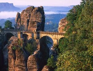 絶景 美しい世界 ドイツ ザクセン スイス国立公園 白亜紀の奇怪な浸食風景が見られる T Co Rtpv7okskz