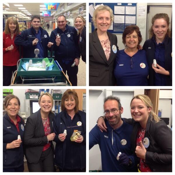 susangates22's tweet photo. Celebrating with our colleagues in dot com who are in at 4am this week, a very big thank you!  @SarahLawls #awesome31 http://t.co/g9DwdPBoGb