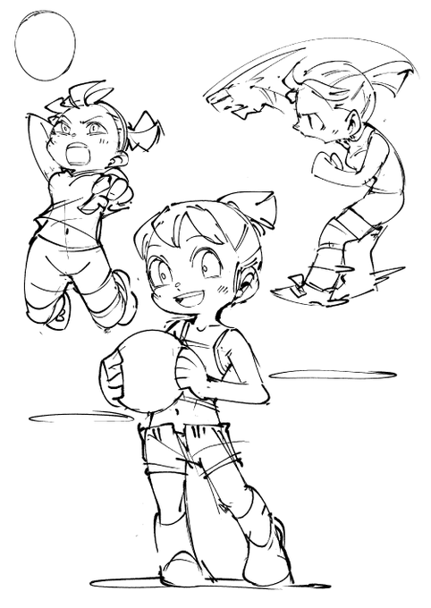 お絵かき:動き練 