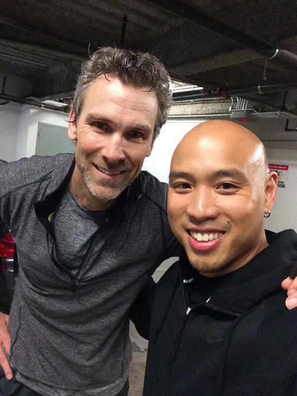 Mad props to The President! Even with his crazy schedule he still found time to train with me this morning!