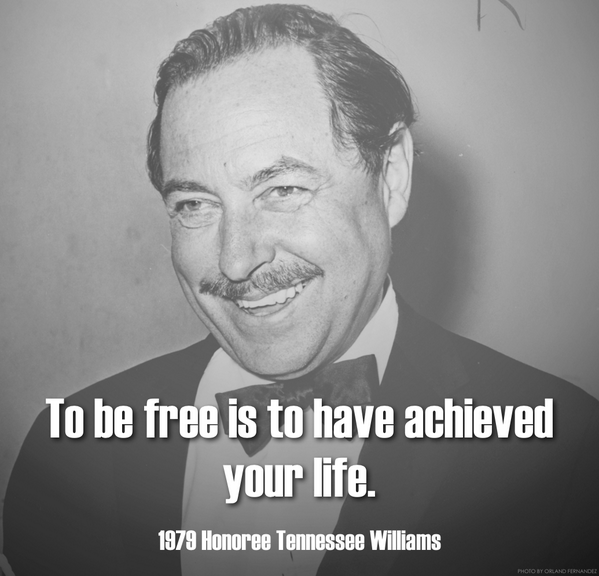 1979 Honoree Tennessee Williams.