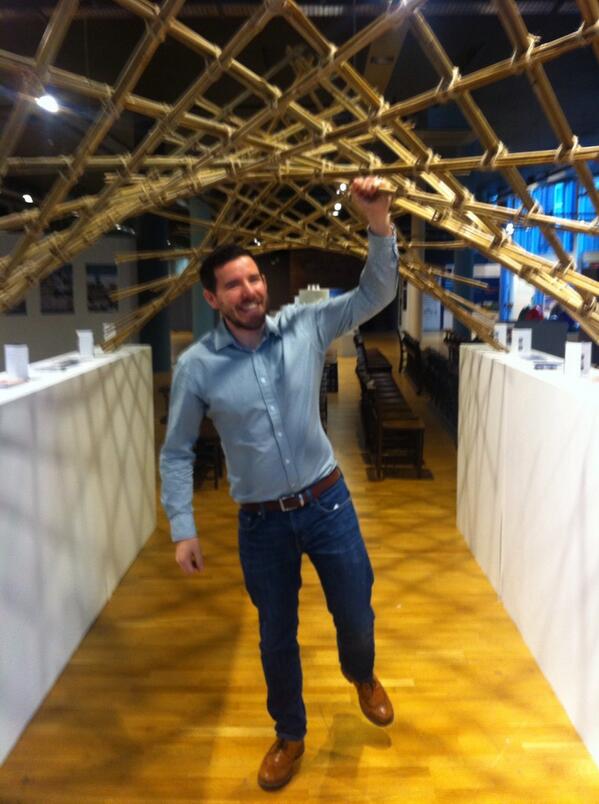 flurysh's tweet photo. Great exhibition #NJAC Fletcher Gate #nottingham. Nice folk from ElliotWood. Cool structure! http://t.co/6Ino48w7Dc