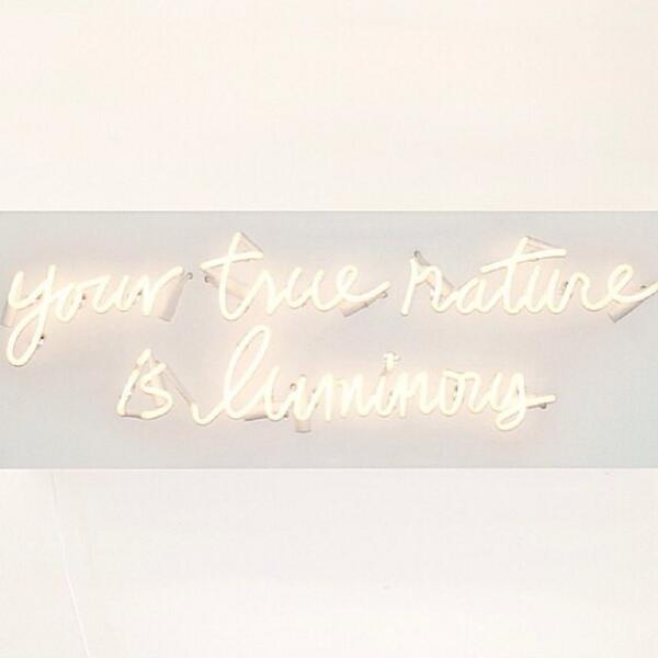 Lampsdotcom's tweet image. "You're true nature is luminous." We agree, @daniellelaporte. #spreadthelight #truthb... ift.tt/1gDOQXp