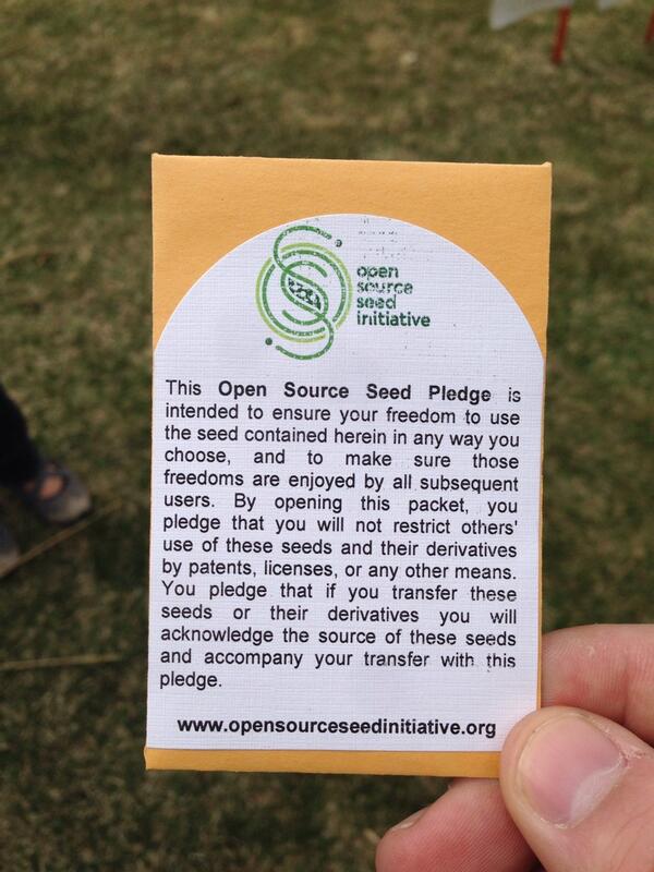 kylerak's tweet image. Got my #OpenSourceSeed from the @UWMadison #OSSI rally.   Consider me #skeptical