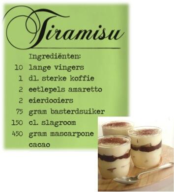 Vanavond na je pizza nog een dolci? Kies dan voor onze huisgemaakte #tiramisu