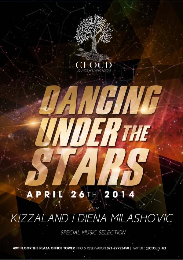 DJKizzaLand's tweet photo. Dancing Under The Stars @Cloud_JKT http://t.co/TJsgwgyiRZ
