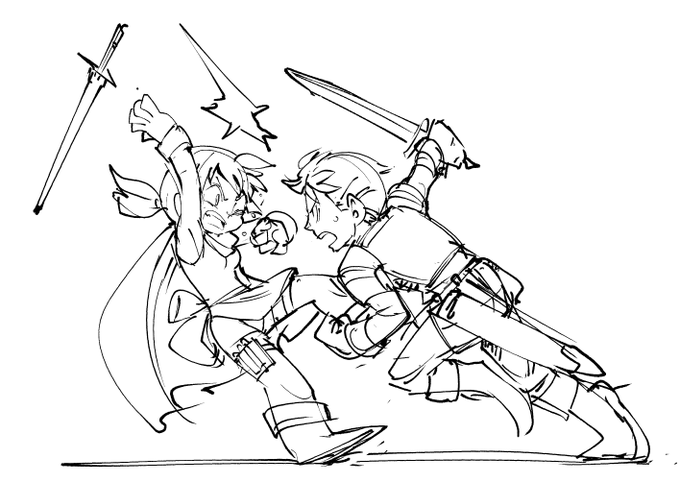 お絵かき:動き練3 