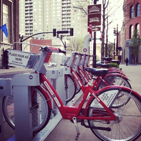 Saw some really cool bikes in Nashville last night <a href="/TrekBikes/">Trek Bicycle</a>