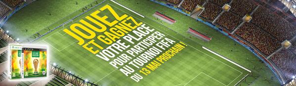 EAFrance's tweet photo. RT @pure_break RT & Follow @pure_break et gagne ta place pour le tournoi FIFA Coupe Du Monde 2014 du 13/5 #PureFIFA http://t.co/nVuUd9z6eW