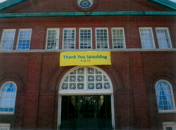 The Basilica Condominium thanking  Spaulding Rehabilitation Hospital