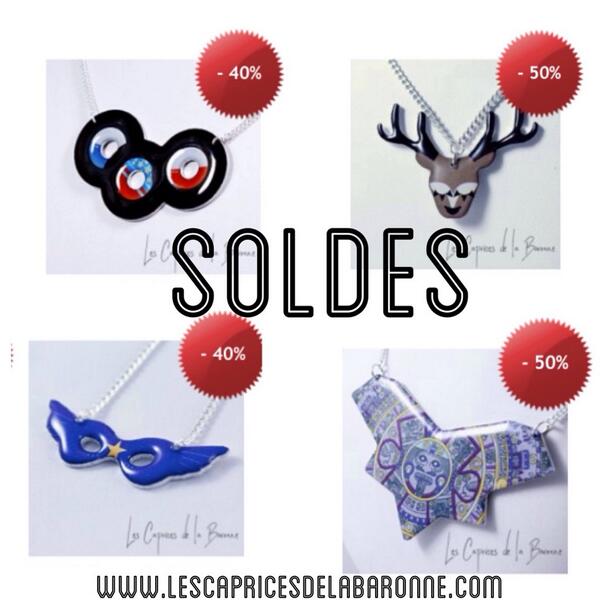 La_Baronne_'s tweet image. Vite en ce moment il y a de grosses soldes sur TOUT le site ! lescapricesdelabaronne.com