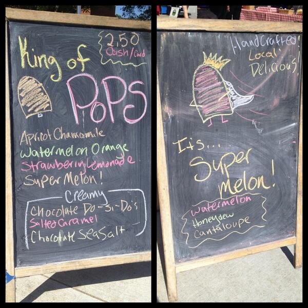 kingofpops's tweet image. Do-si-do's and super melon pops in the same place!!! Georgia tech farmers market has them til 2!