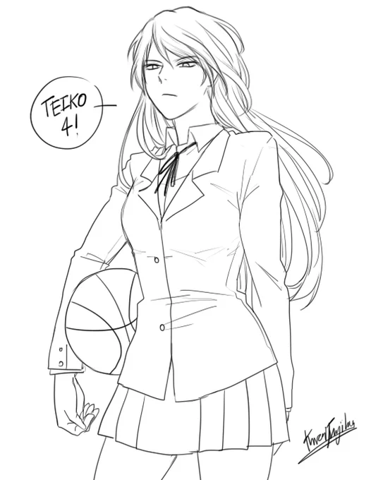ขุ่นพี่รุ้งงงงงง ชูโกะเซมไปย์ 555555555 #โดนตบ #KnB #KurokoNoBasket 