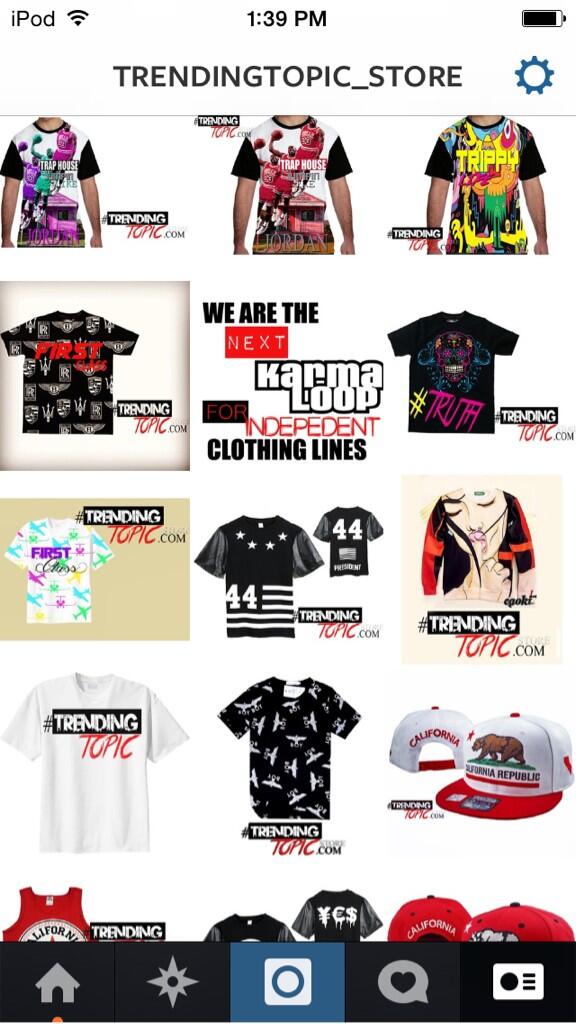Trending_Topic8's tweet image. Follow us on Instagram!! @trendingtopic_store We follow our supporters back