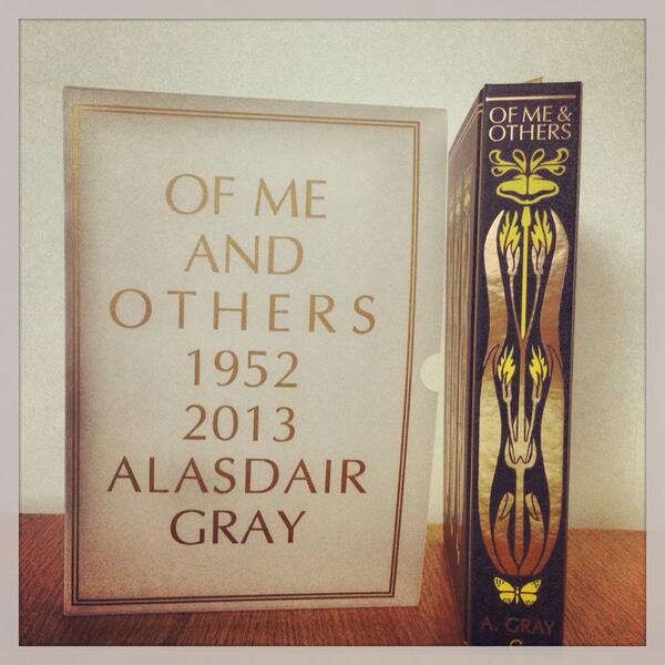 cargobookclub's tweet photo. Want one, don’t you? #alasdairgray #ofmeandothers http://t.co/nNNPN39ggj