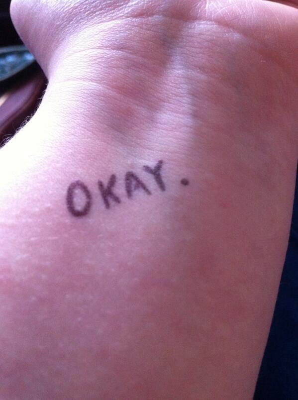 adesXD's tweet photo. A picture speaks a thousand words #littleinfinities #TFIOS http://t.co/cmrIjzi3LA