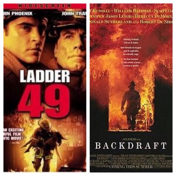 FirefighterPorn's tweet photo. Two of the greatest movies ever created http://t.co/p6uqn53kcx