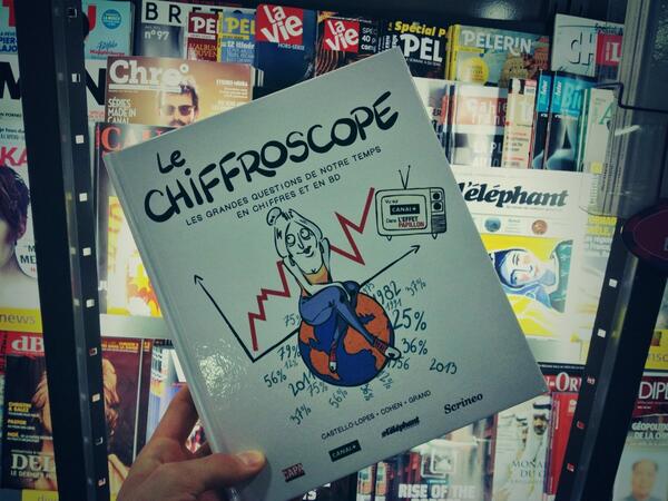ValentinHochet's tweet photo. #BOOK : #LeChiffroscope de @canalplus vu dans @leffetpap maintenant en papier ! http://t.co/cggM0hQSae
