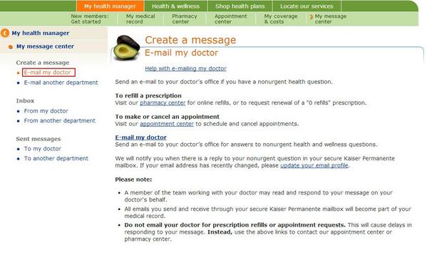 Email my doctor kaiser permanente amerigroup new