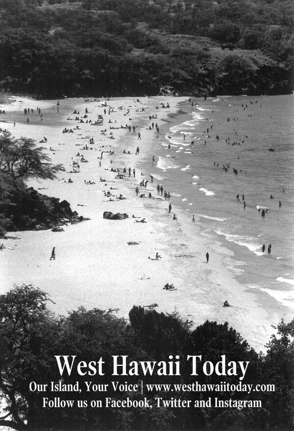westhawaiitoday's tweet image. #TBT #throwbackthursday #Hapuna Beach is seen from the northern end in this 1991 photo. @beautifulpics #TBThursday