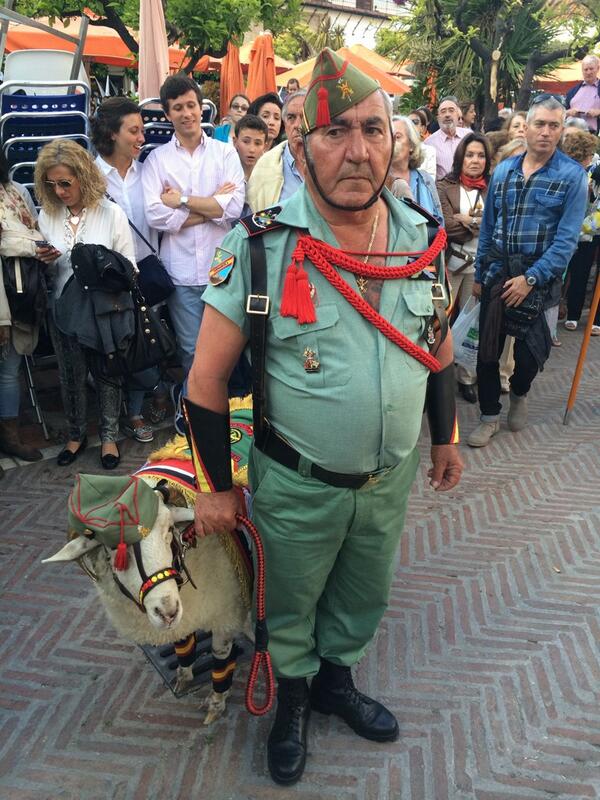 ACMLaLira's tweet photo. Tenemos el placer de compartir procesión con la banda de la Legión ! http://t.co/XVA0iZD34l