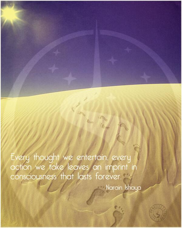 BrightPathUK's tweet image. Every thought we entertain and action we take leaves an imprint in consciousness that lasts forever @chithappensbook