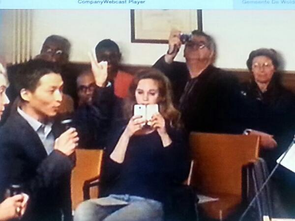 @Kloosterhof beedigd als wethouder van #appingedam Eerst medewerker #griffie #DeWolden nu bestuurder, gefeliciteerd!