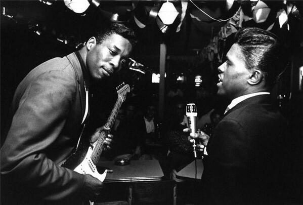 Buddy Guy &amp; Junior Wells, 1965. Photograph by Art Shay.