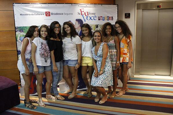 Nossas alunas no musical "Se Eu Fosse Você"! #reaçãocultural