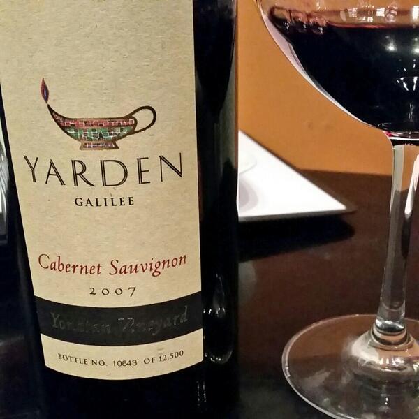 chaglund77's tweet image. Enjoying some very good wine #yarden #cabernet #sauvignon #limitededition