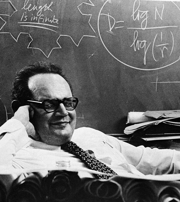 IBM's tweet image. Today in 1986, IBM Fellow Benoit Mandelbrot received the Franklin Medal for the creation of fractal geometry #TBT