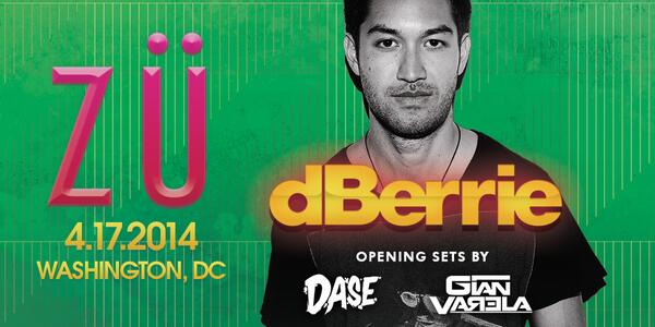 ZuEvents's tweet image. TONIGHT #DC!!! @dBerrieofficial at @LimaDC!  JOIN: on.fb.me/1r33kVJ #EDM @LessThan3 @BangerOfTheDay @EDMgirl_